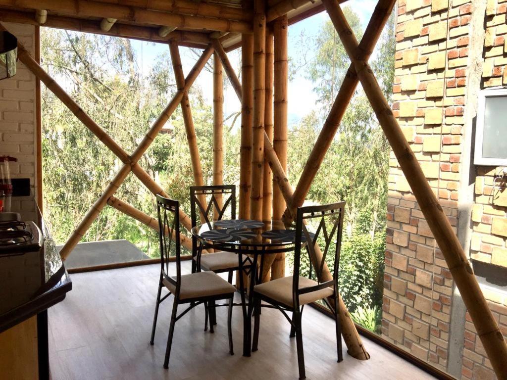"Bambu Sierra" Cozzy Ecological Lofts Apartment Cuenca Exterior photo